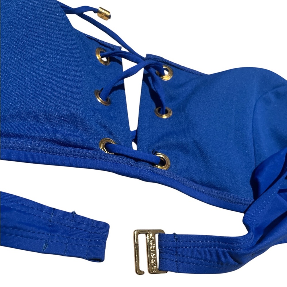 Lauren Ralph Lauren royal blue bikini swim top - Picture 5 of 6
